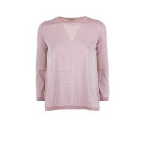 BASE MILANO Women's Crew Neck Knit Sweater Women PINK Sweaters & Knitwear